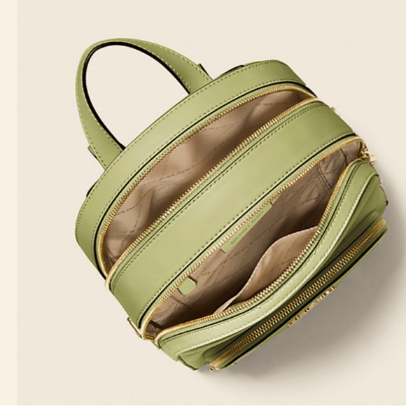 NWT and BAG MICHAEL KORS (JAYCEE) Medium Backpack. COLOR:LIGHT SAGE (GIFT READY) - Picture 6 of 11